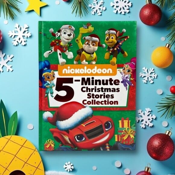 Nickelodeon Kids Christmas Bedtime Stories Book w Spongebob, PAW Patrol, Dora... - Picture 5 of 12